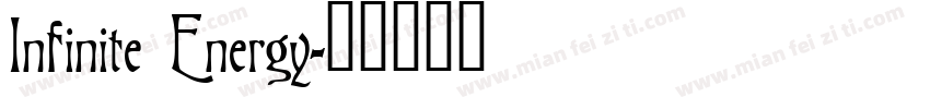 Infinite Energy字体转换
